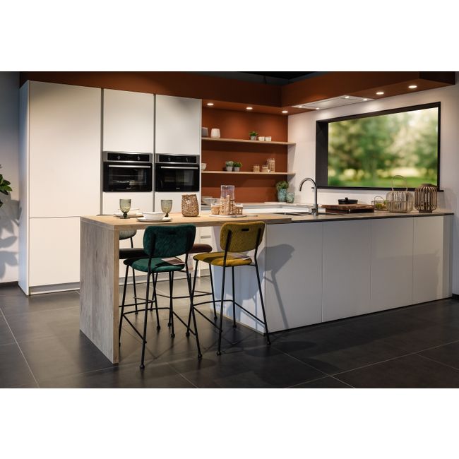 Keuken BERGAMO - Wit/Hout