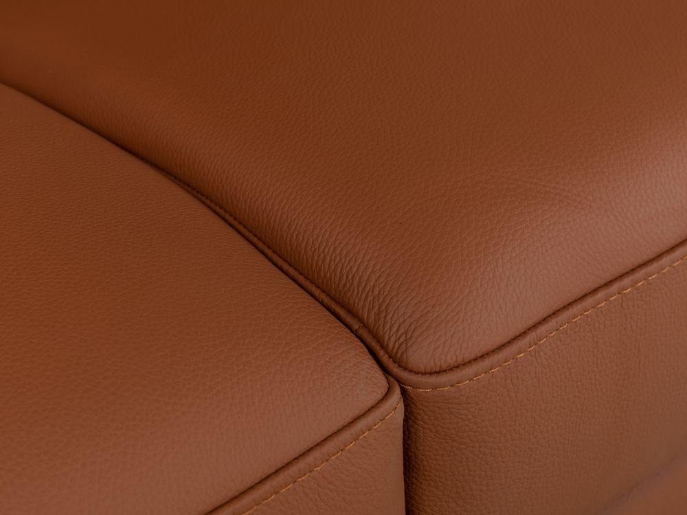 2-zit zetel LIPARI - Cognac leder CAL-132-000085-10-BC363