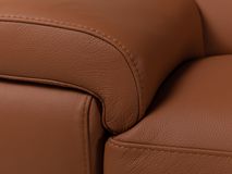 2-zit zetel LIPARI - Cognac leder CAL-132-000085-10-BC363