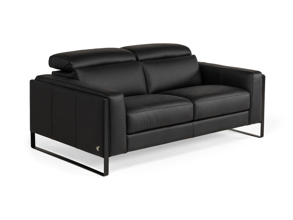 2-zit zetel PIER - Leder zwart CAL-106-000078-BN100