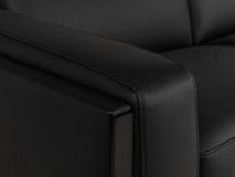 2-zit zetel PIER - Leder zwart CAL-106-000078-BN100