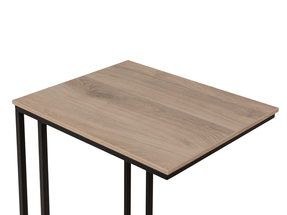 Laptoptafel SIMON laag - Fresh oak/zwart metaal MXF SM LT