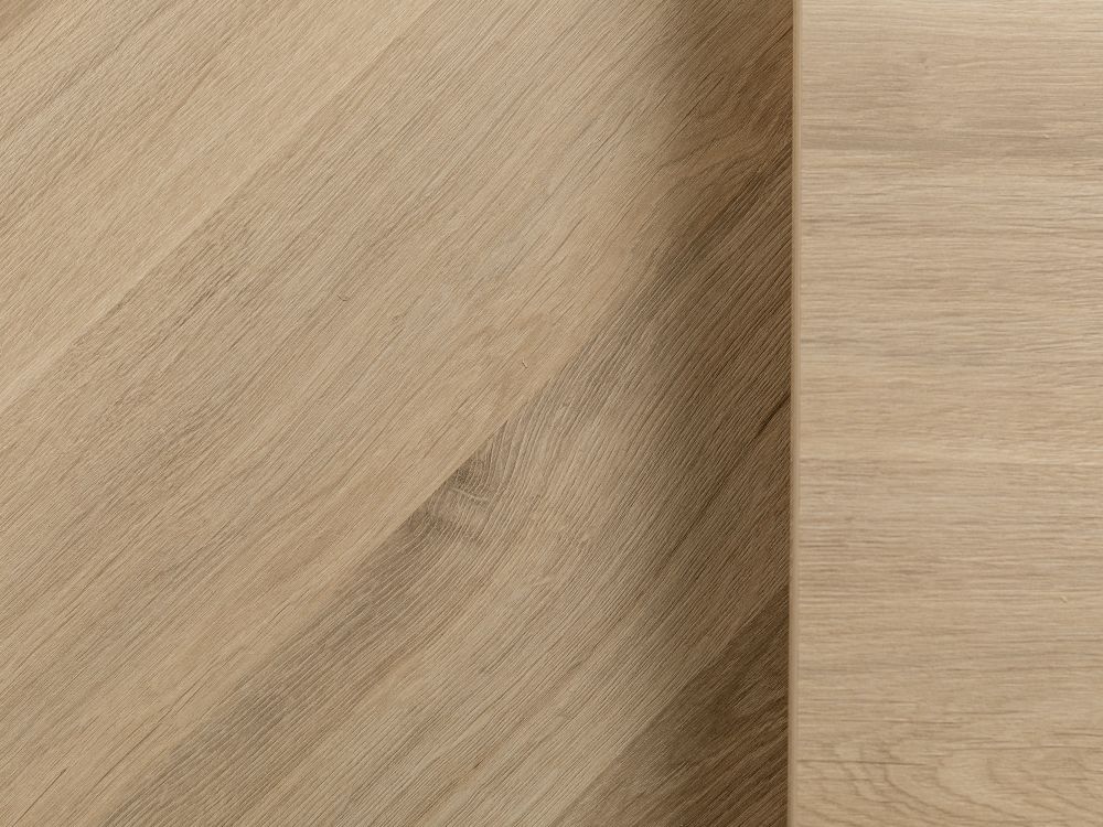 Set van 2 salontafels SIMON - Fresh oak/zwart meta MXF SM SAS2-FO