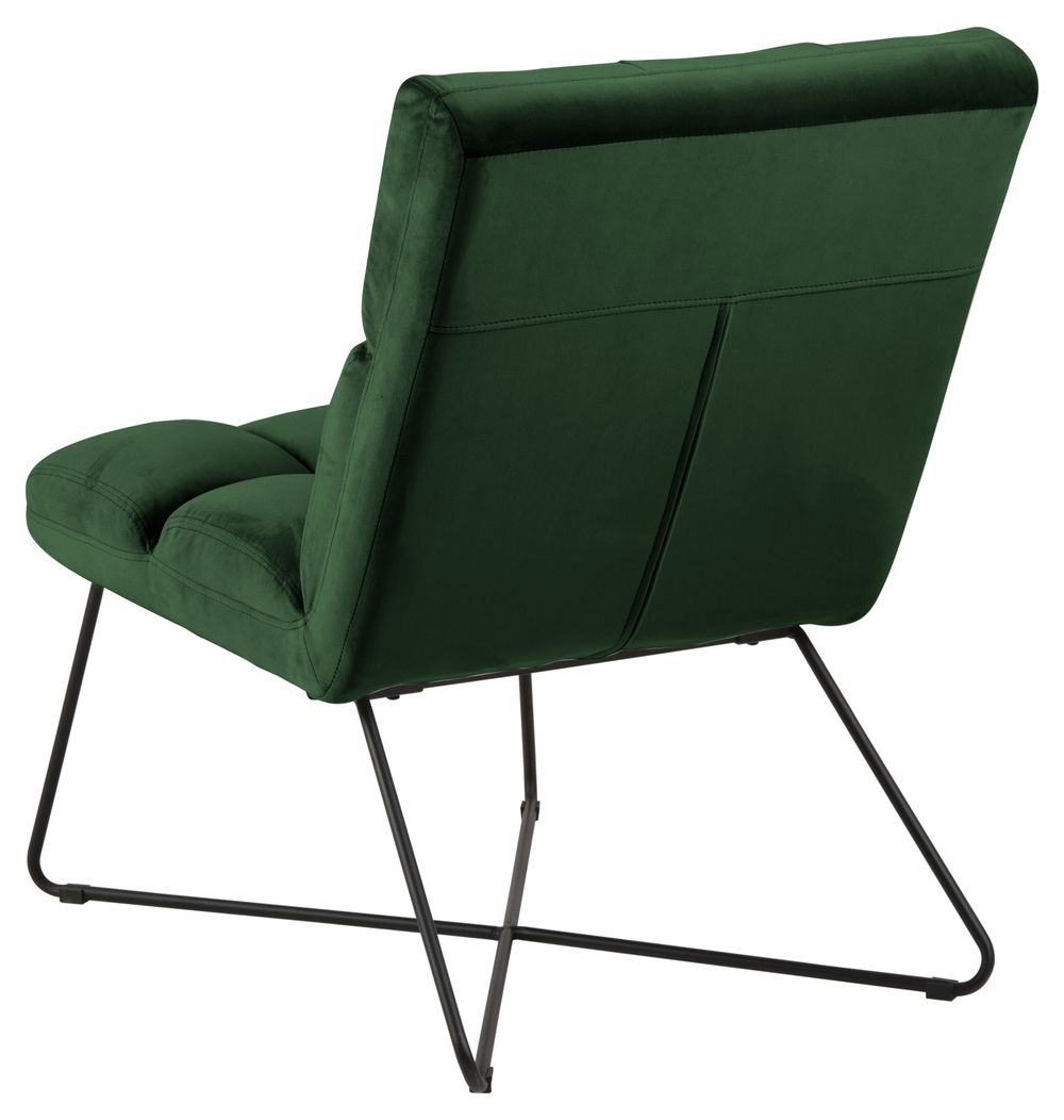 Fauteuil ALBA - Forest green velvet ACT AL 1Z