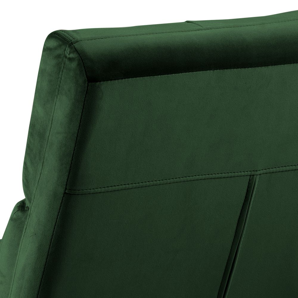 Fauteuil ALBA - Forest green velvet ACT AL 1Z