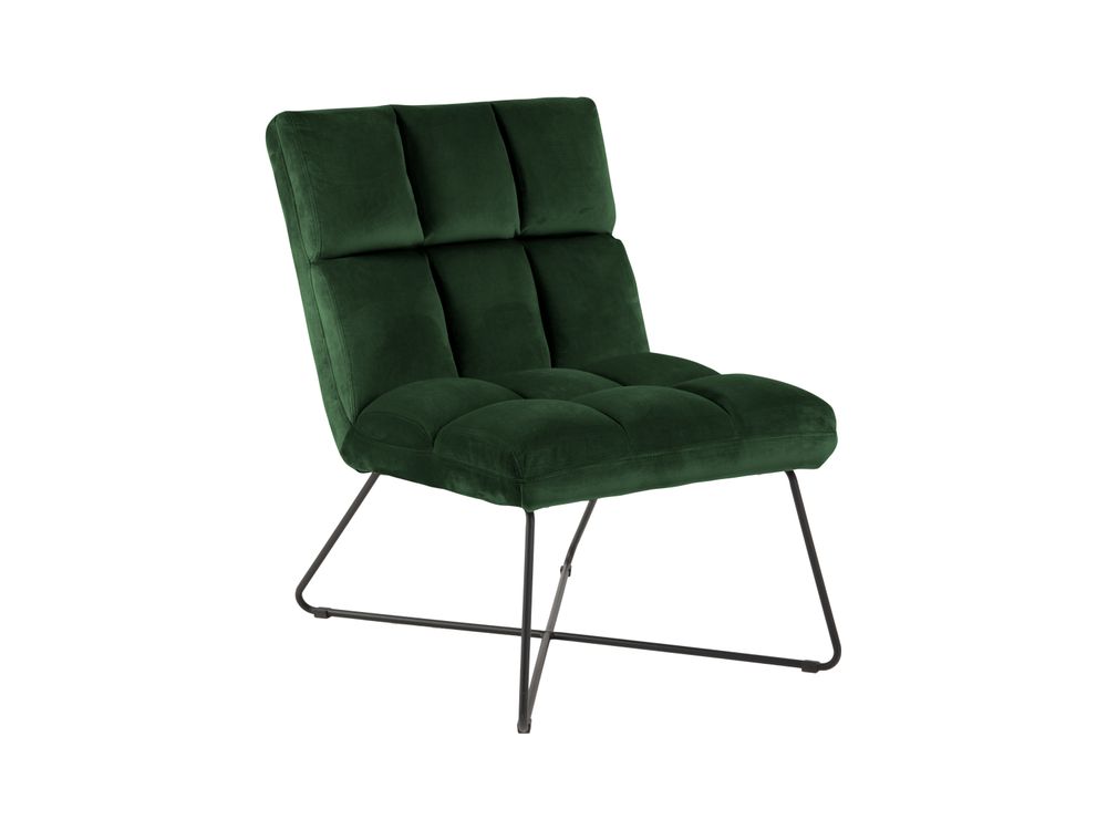 Fauteuil ALBA - Forest green velvet ACT AL 1Z