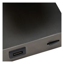 Wandspot NIGEL met USB oplaadpunt - Zwart staal LCD099290616