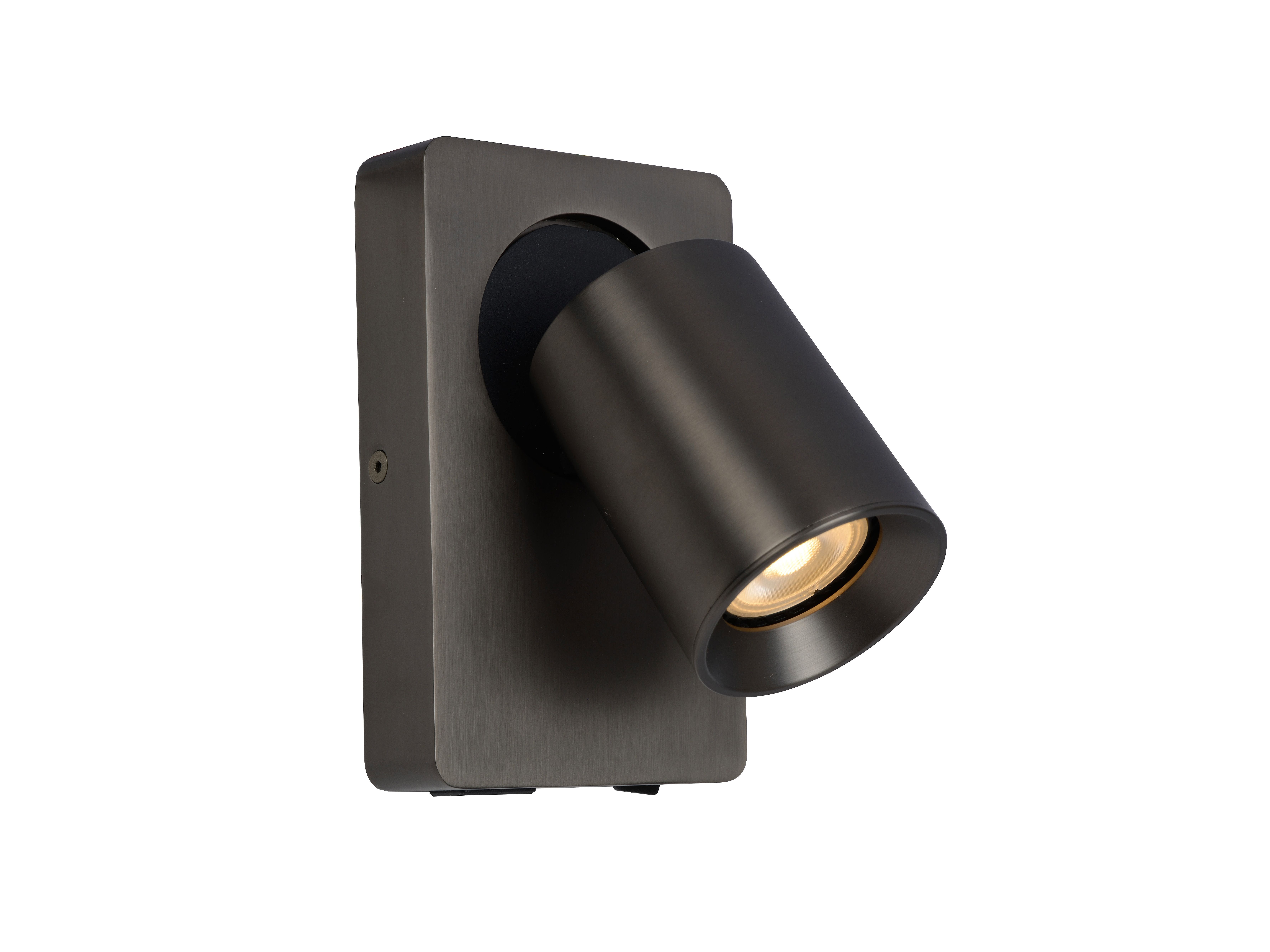 Wandspot NIGEL met USB oplaadpunt - Zwart staal LCD099290616