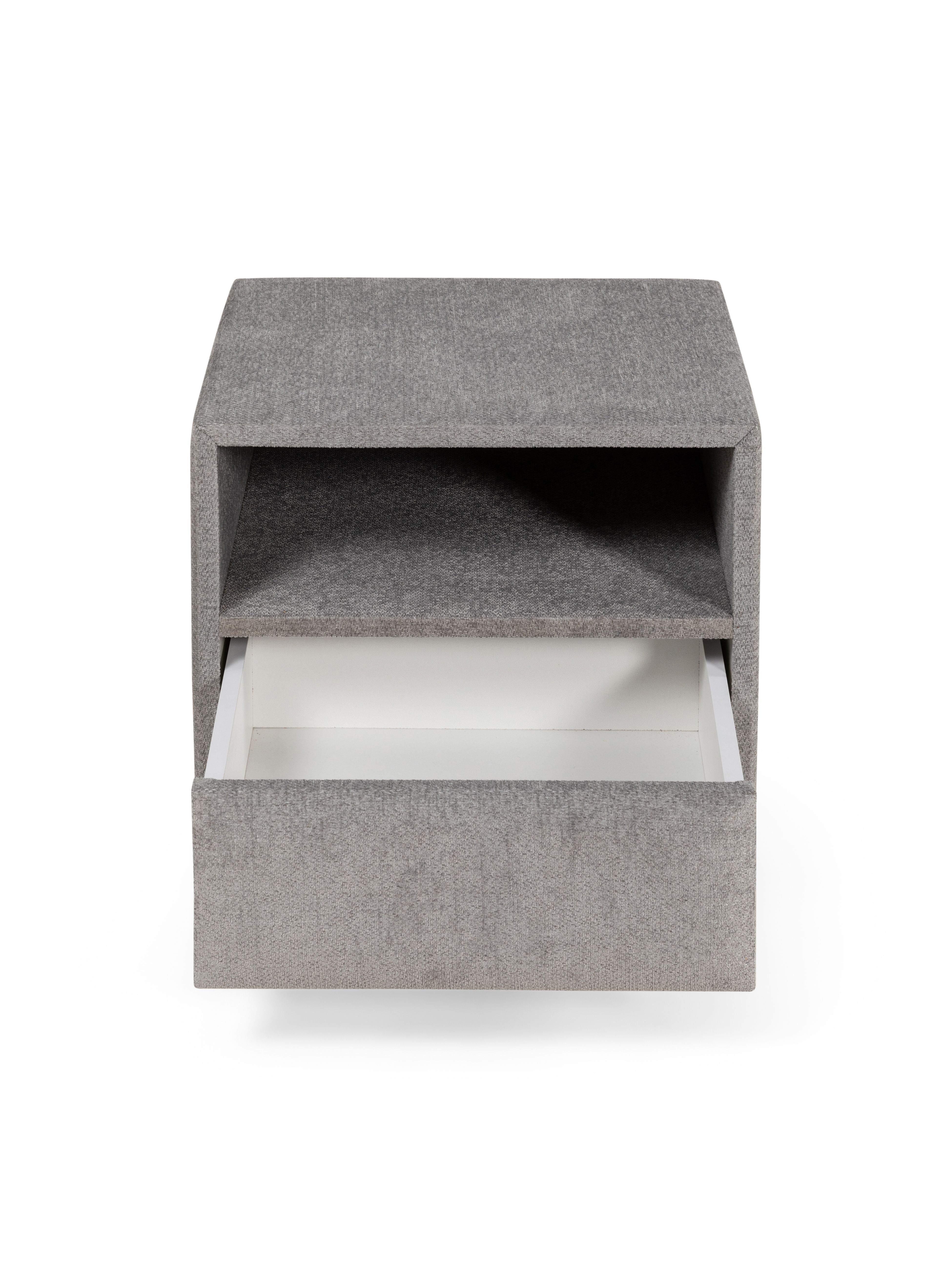 Nachttafel CUBE - Grijs