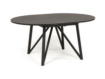 Uitschuifbare eetkamertafel WACKO - Marmerlook/ant PFT-267-000001-HP06