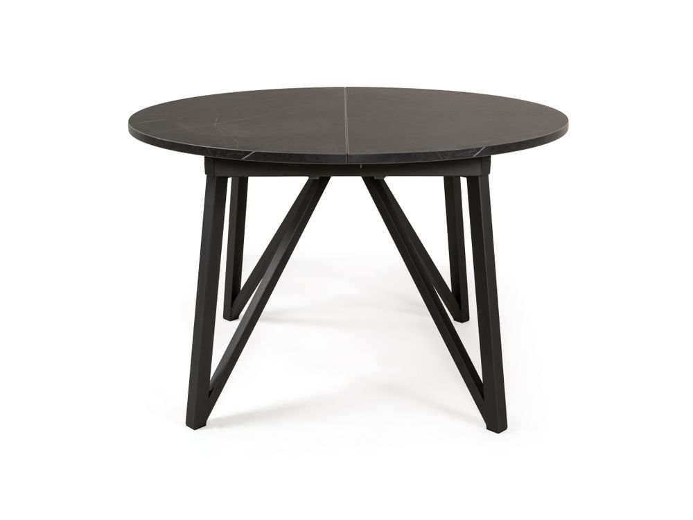 Uitschuifbare eetkamertafel WACKO - Marmerlook/ant PFT-267-000001-HP06