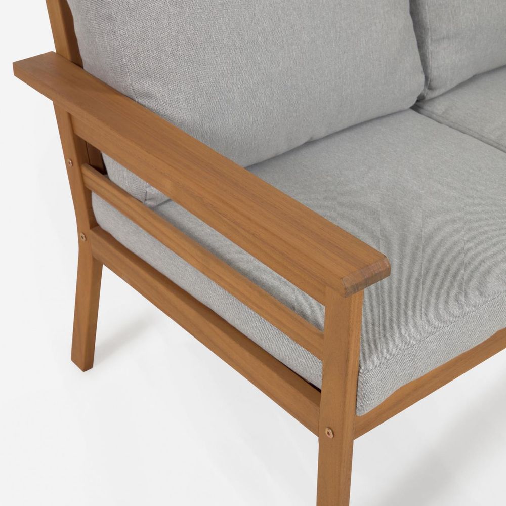 Houten loungeset VILMA - Massief acaciahout KAV LH0371M46