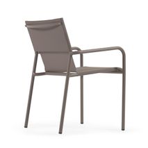 Aluminium tuinstoel ZALTANA - Zwart KAV CC6033R10M