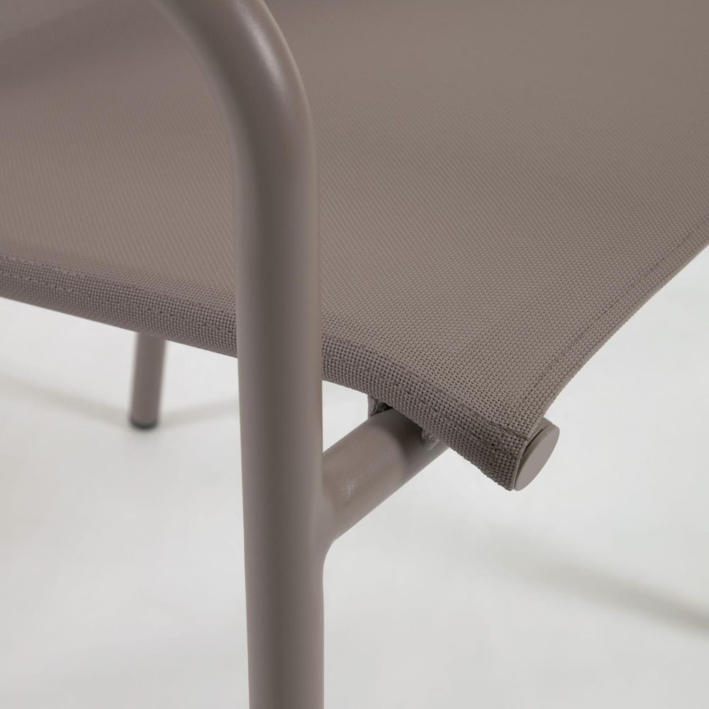 Aluminium tuinstoel ZALTANA - Zwart KAV CC6033R10M