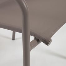 Aluminium tuinstoel ZALTANA - Zwart KAV CC6033R10M