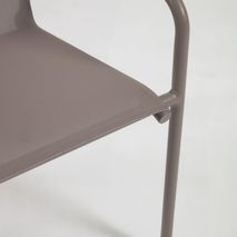 Aluminium tuinstoel ZALTANA - Zwart KAV CC6033R10M