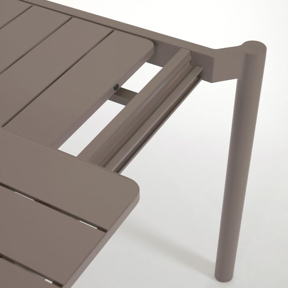 Uitschuifbare aluminium tuintafel ZALTANA - Zwart KAV CC6031R10