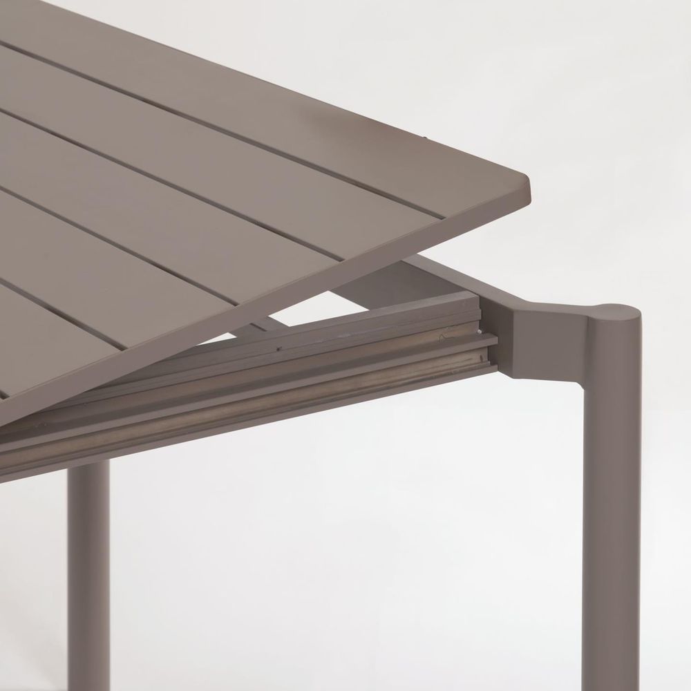 Uitschuifbare aluminium tuintafel ZALTANA - Zwart KAV CC6031R10