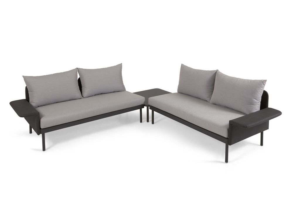 Loungeset aluminium ZALTANA - Wit KAV S794R02
