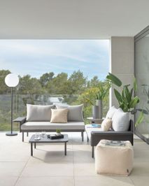 Loungeset aluminium ZALTANA - Wit KAV S794R02