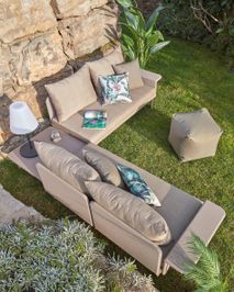 Loungeset aluminium ZALTANA - Wit KAV S794R10