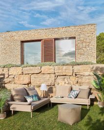 Loungeset aluminium ZALTANA - Wit KAV S794R10