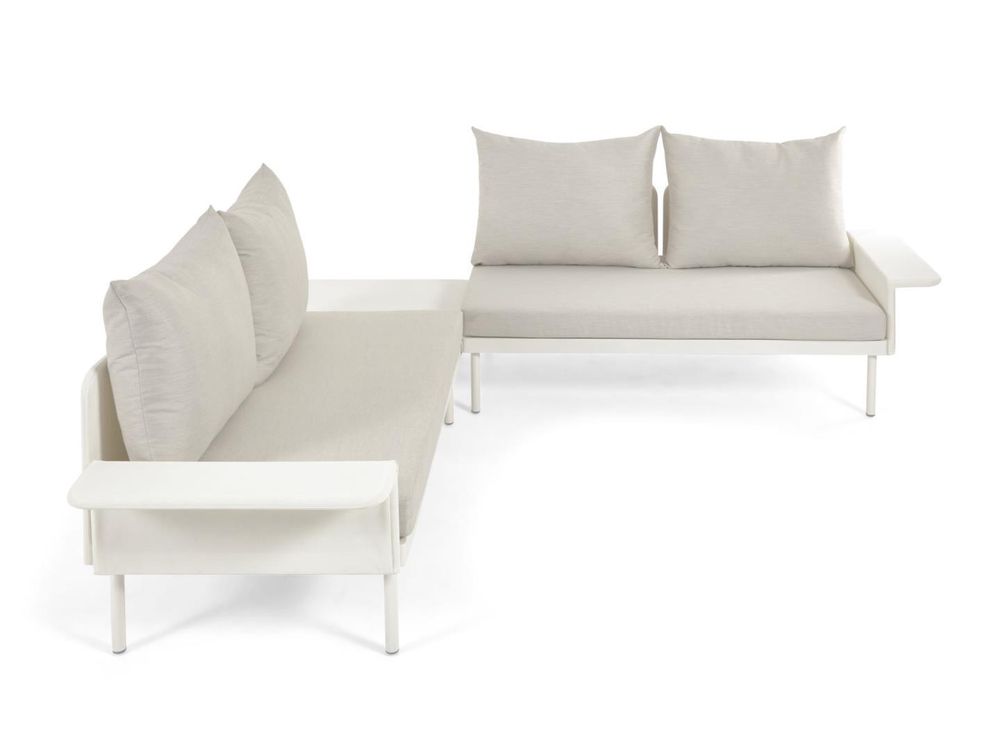 Loungeset aluminium ZALTANA - Wit KAV S794R33