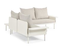 Loungeset aluminium ZALTANA - Wit KAV S794R33
