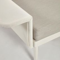 Loungeset aluminium ZALTANA - Wit KAV S794R33