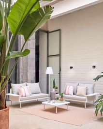 Loungeset aluminium ZALTANA - Wit KAV S794R33