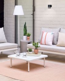 Loungeset aluminium ZALTANA - Wit KAV S794R33