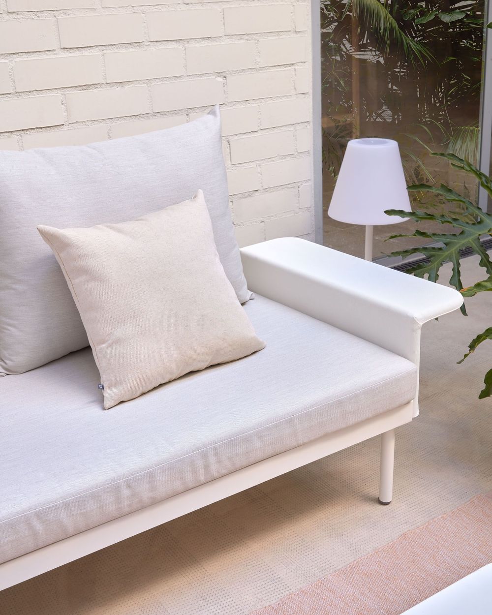 Loungeset aluminium ZALTANA - Wit KAV S794R33