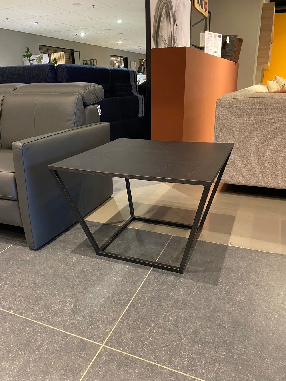 Salontafel / hoektafel PAPILLON - Zwart/Metaal JCU PASA170