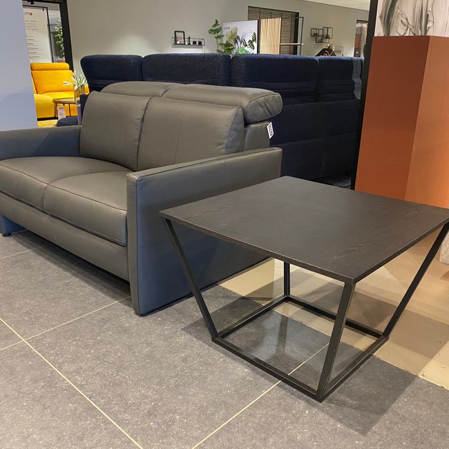 Salontafel / hoektafel PAPILLON - Zwart/Metaal