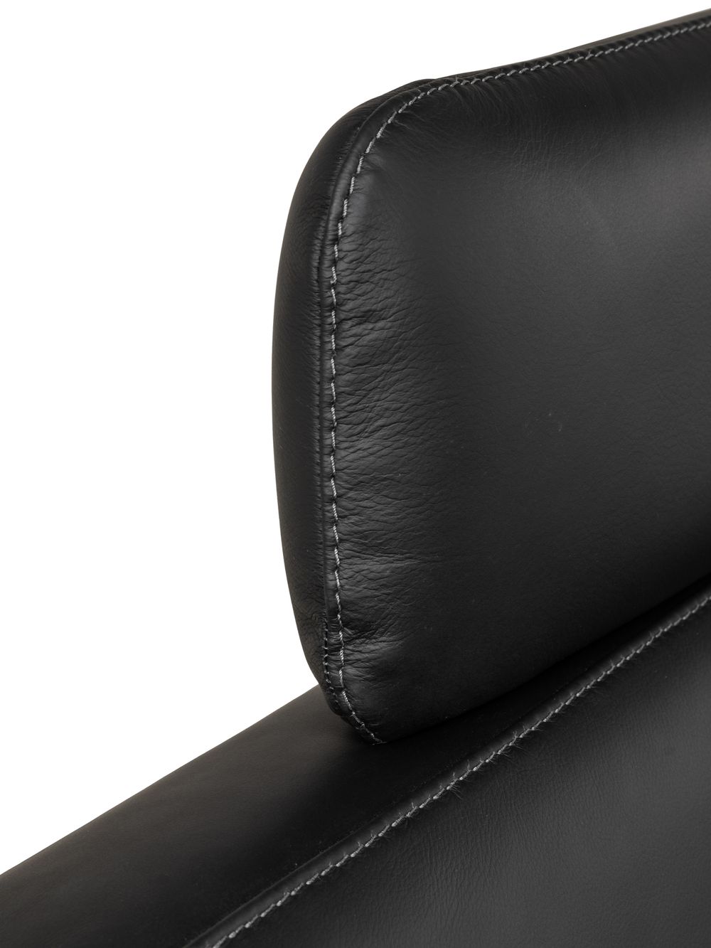 Hoofdsteun PORTOFINO - Zwart leder RCR PO HS