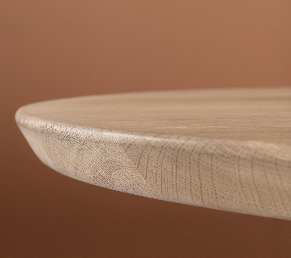 Tafel ARVADA ovaal/poten aan zijkant - Naturel XOO 40623NAT