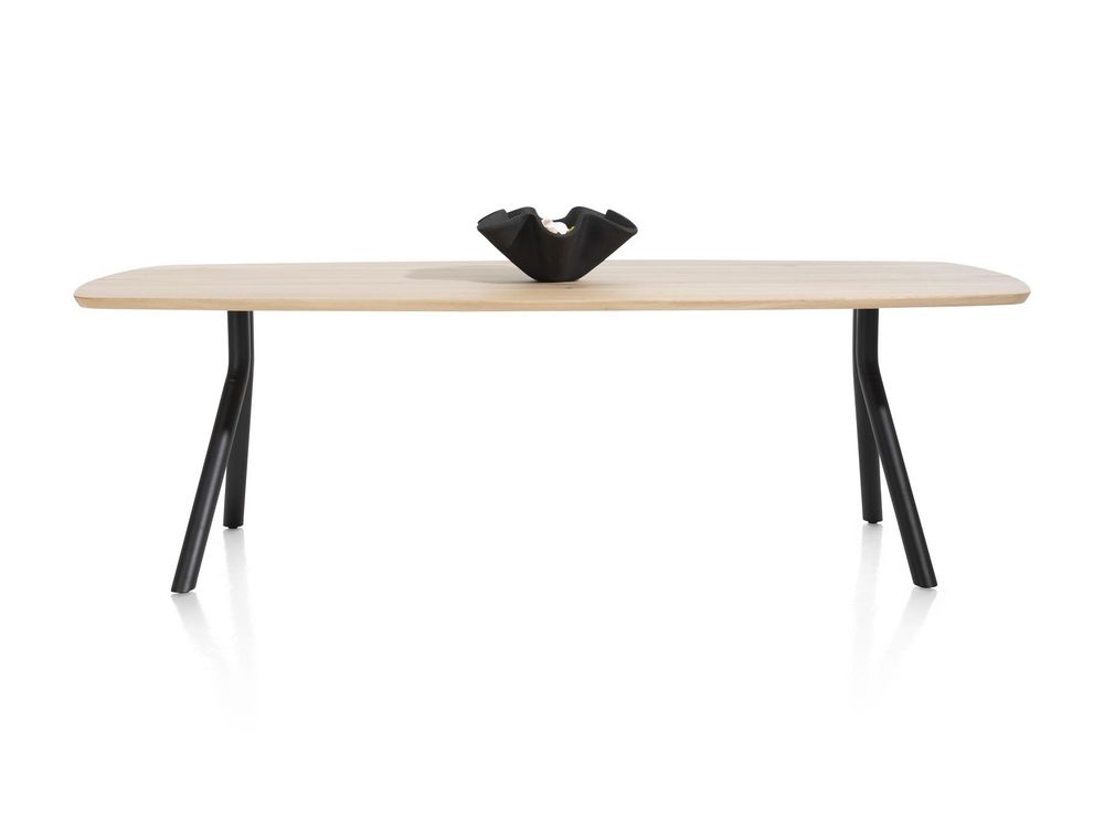 Tafel ARVADA ovaal/poten aan zijkant - Naturel XOO 40623NAT