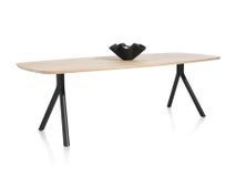 Tafel ARVADA ovaal/poten aan zijkant - Naturel XOO 40623NAT