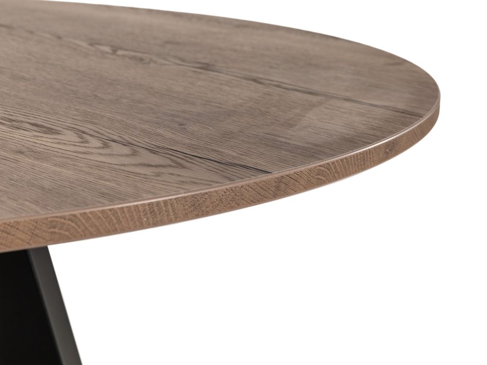 Ronde bartafel VENETO - Tabaco/zwart PFT-224-000005-MHA85