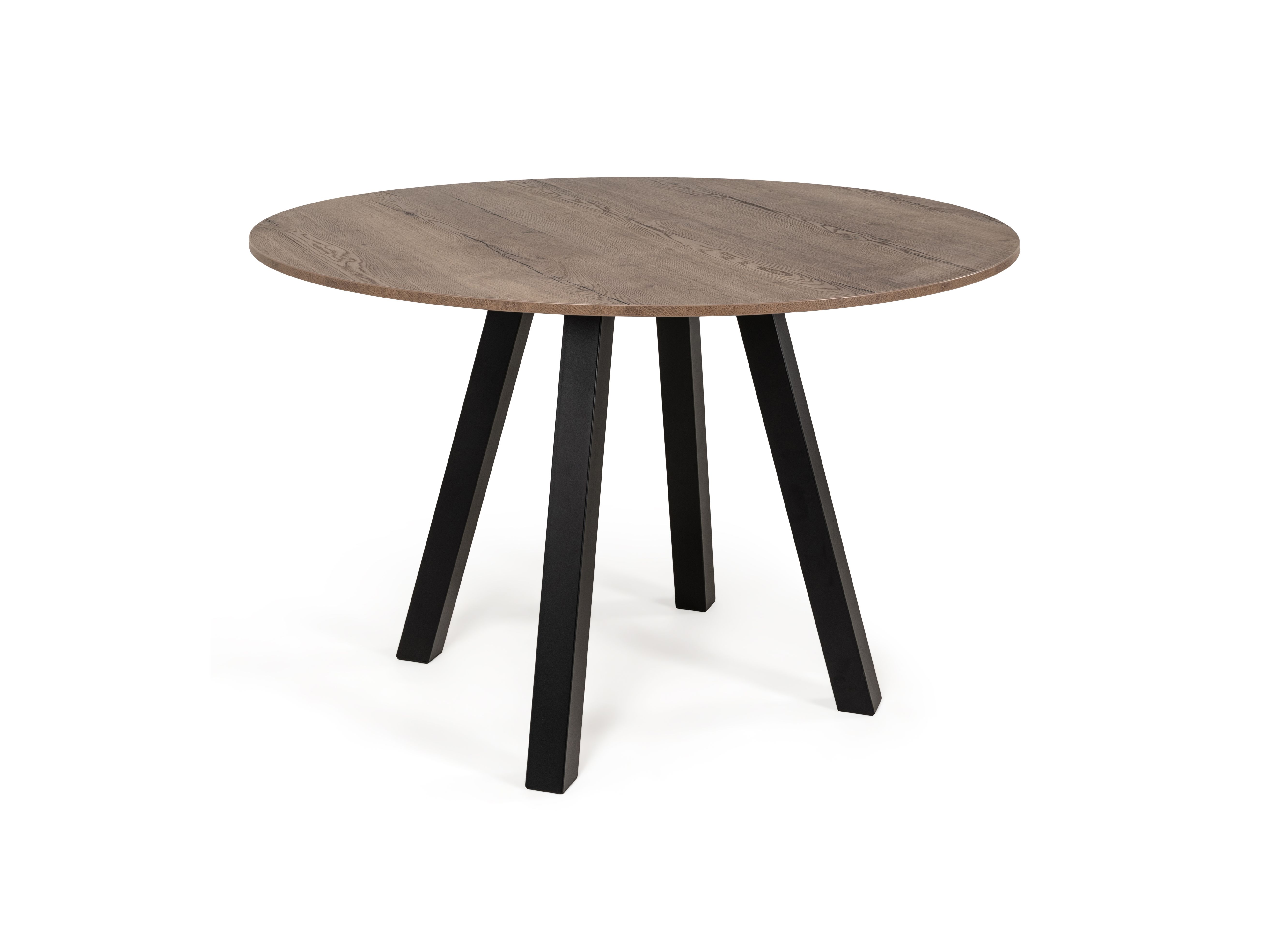 Ronde bartafel VENETO - Tabaco/zwart