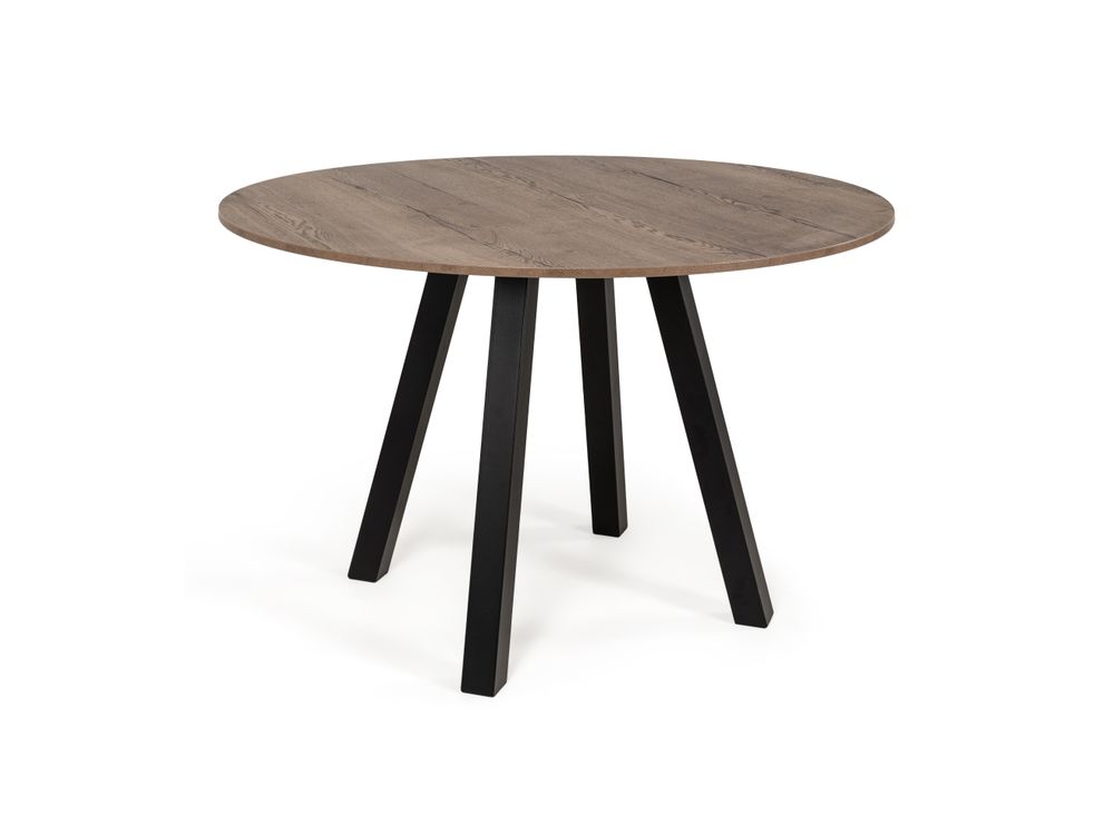 Ronde bartafel VENETO - Tabaco/zwart PFT-224-000005-MHA85