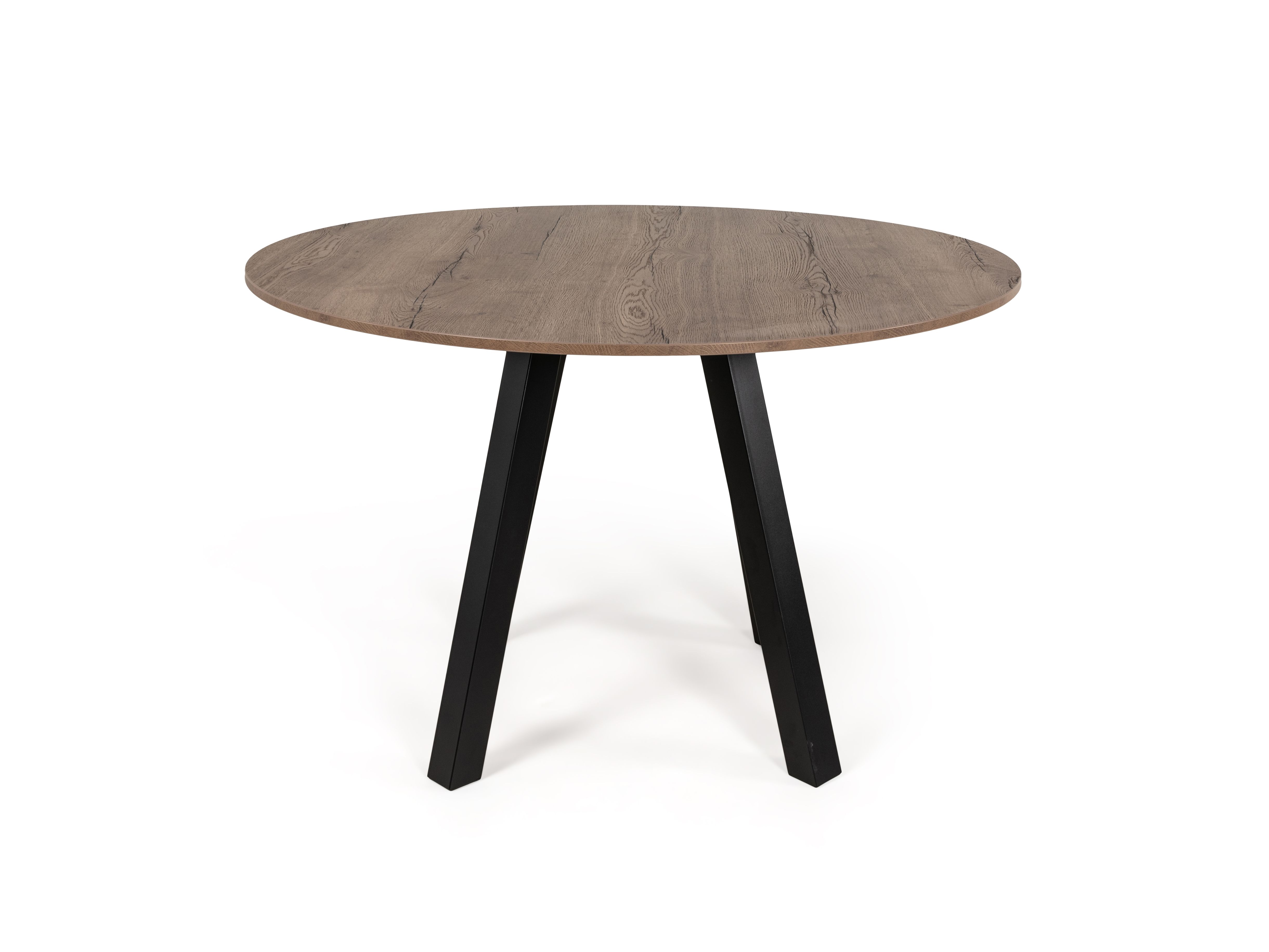 Ronde bartafel VENETO - Tabaco/zwart