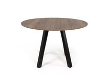 Ronde bartafel VENETO - Tabaco/zwart PFT-224-000005-MHA85