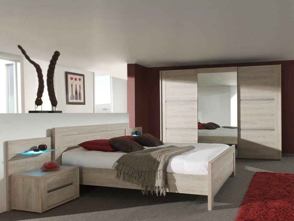 3-deurskast 'Rocca' - kleur: Wood RCR RO250