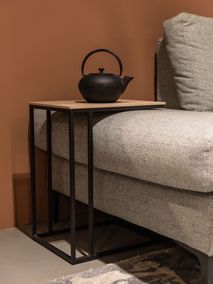 Laptoptafel SIMON laag - Fresh oak/zwart metaal MXF SM LT