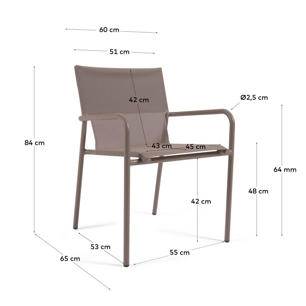 Tuinset ZALTANA - Zwart C-KAV ZAL TUINSET BR