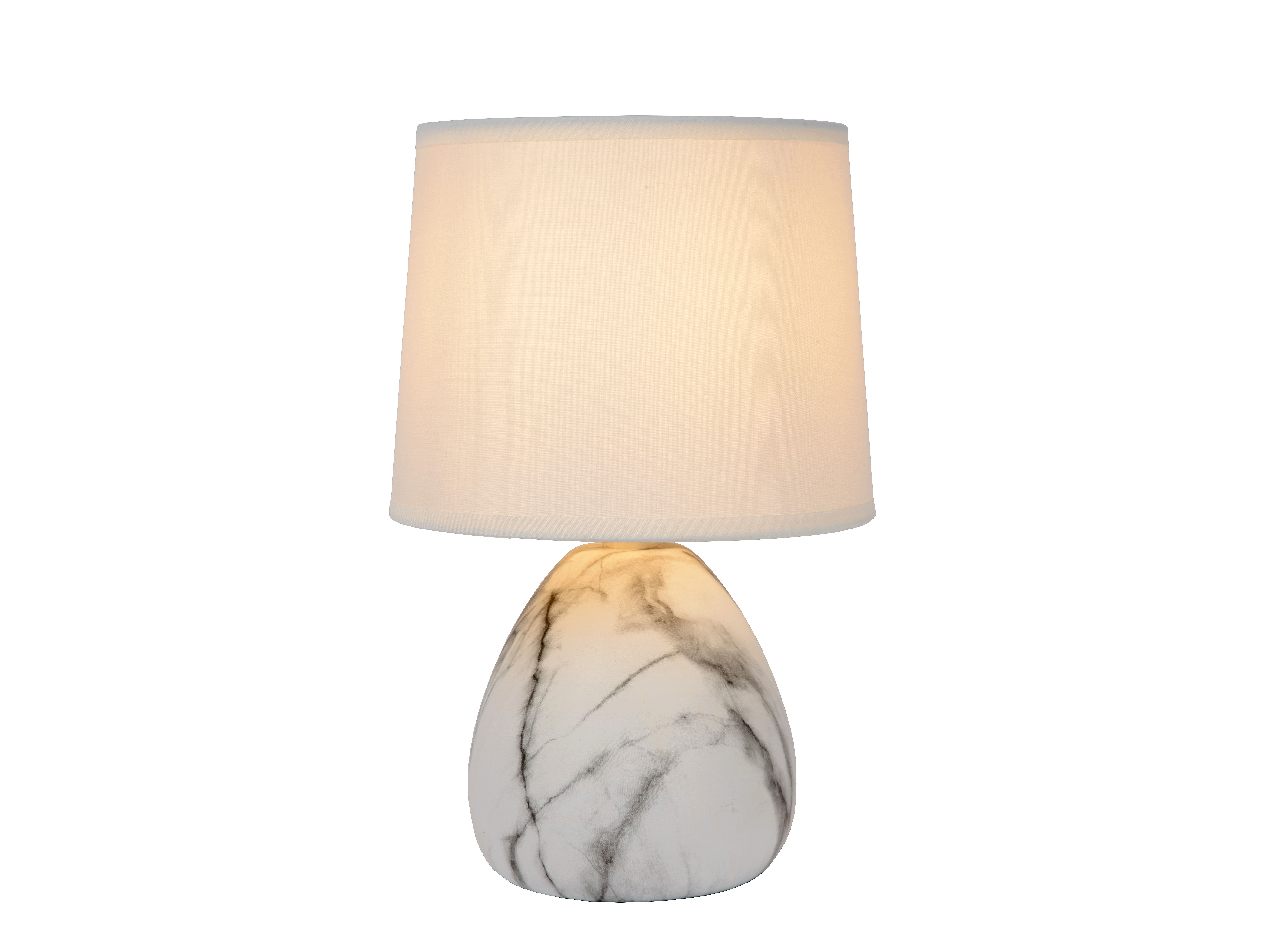 Tafellamp MARMO - Zwarte marmerlook