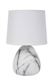 Tafellamp MARMO - Zwarte marmerlook LCD475088131
