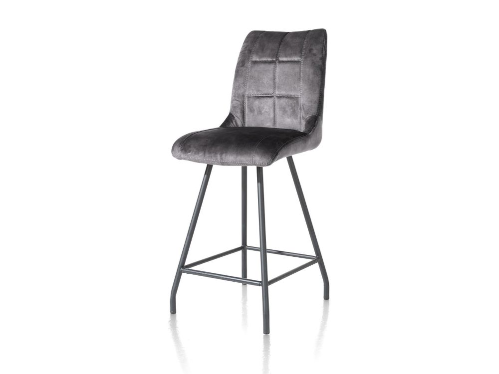 Barstoel MISCHA 4-poots - Karese antraciet HEH 36874ANT