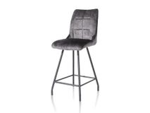 Barstoel MISCHA 4-poots - Karese antraciet HEH 36874ANT